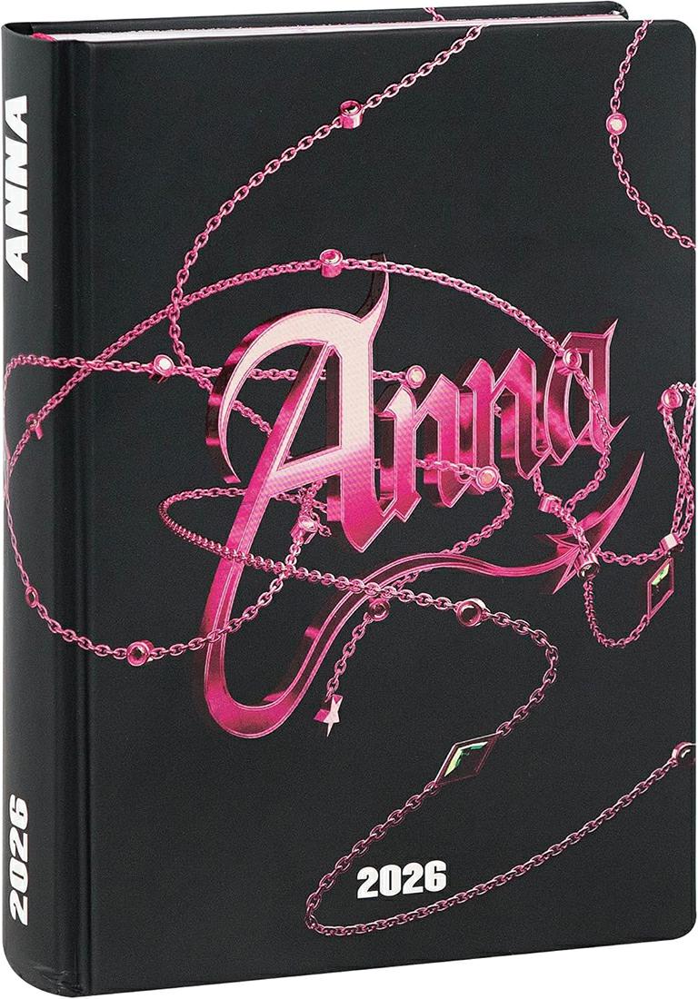 DIARIO AGENDA ANNA P.16 MESI BLACK