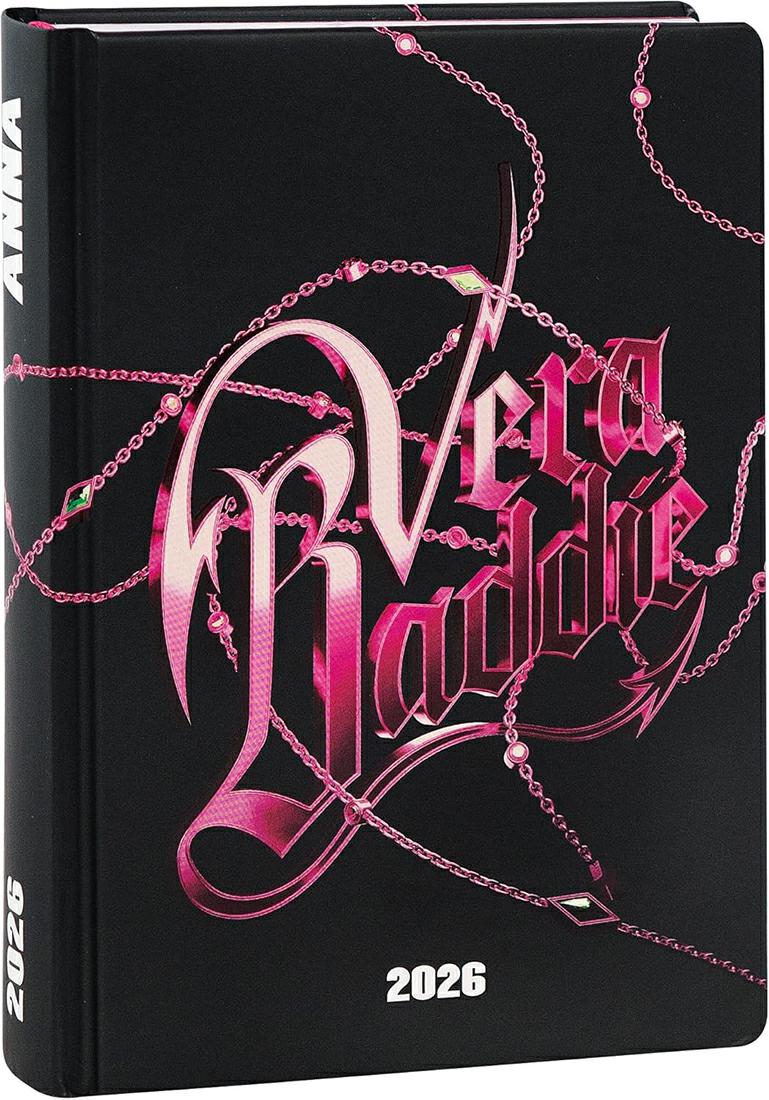 DIARIO AGENDA ANNA P.16 MESI VERA BADDIE BLACK