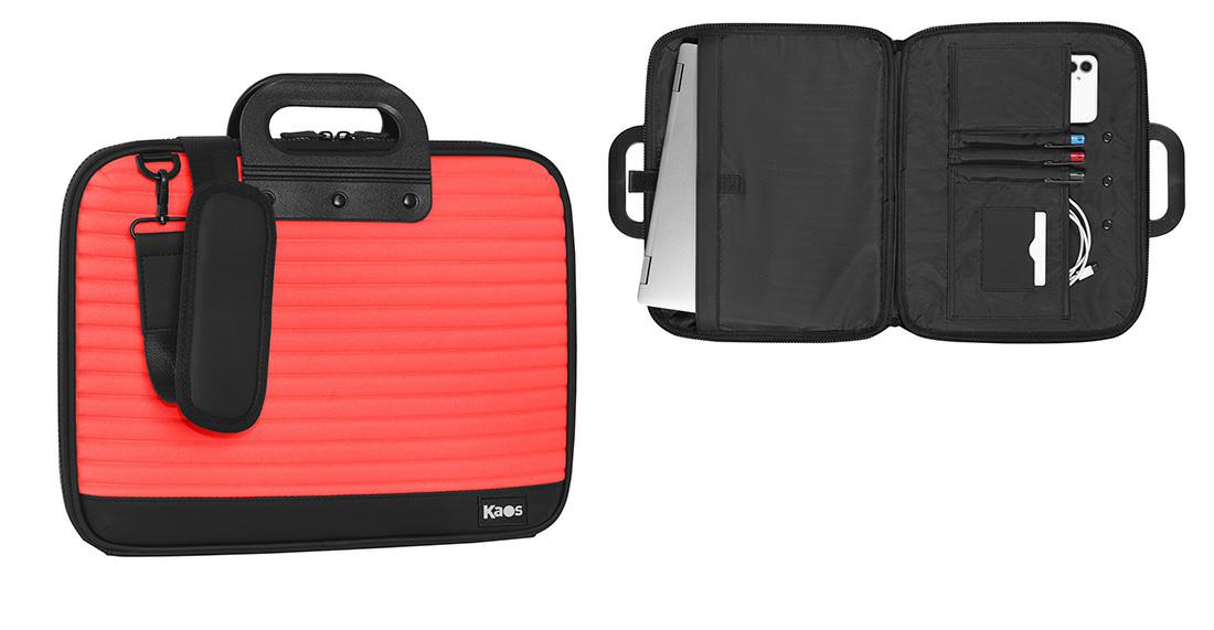 CARTELLA PORTA PC RIGIDA EMB. ORANGE KAOS POP