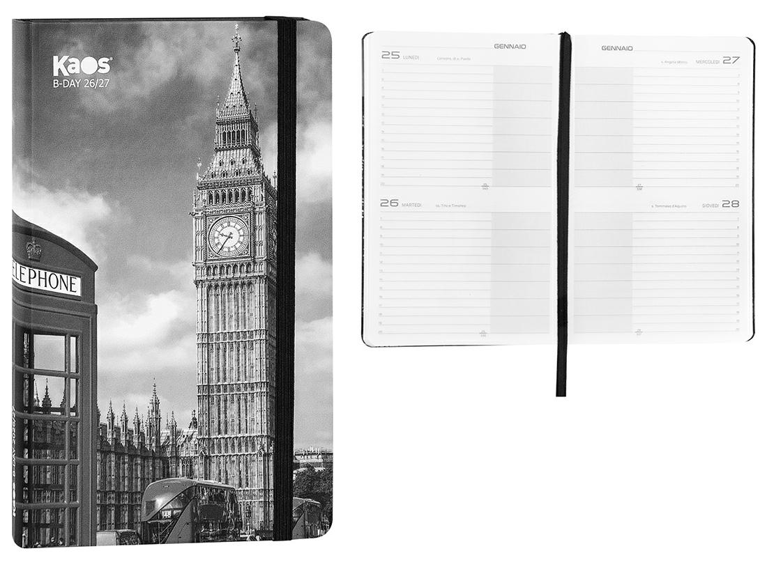 AGENDA INSEGNANTI BIDAY 12 MESI 13X21CM. LONDRA KAO