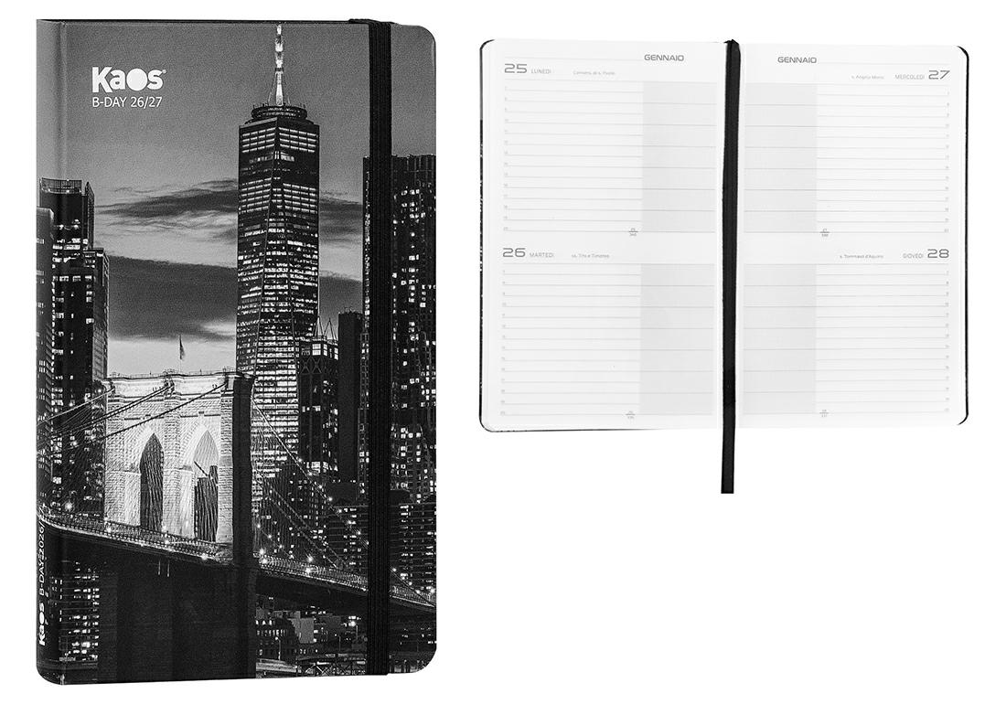 AGENDA INSEGNANTI BIDAY 12 MESI 13X21CM. NEW YORK