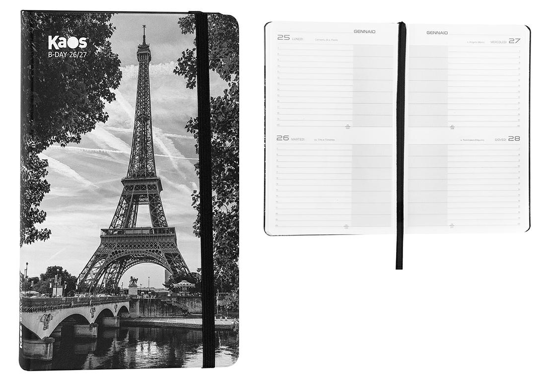 AGENDA INSEGNANTI BIDAY 12 MESI 13X21CM. PARIGI 1 KAO