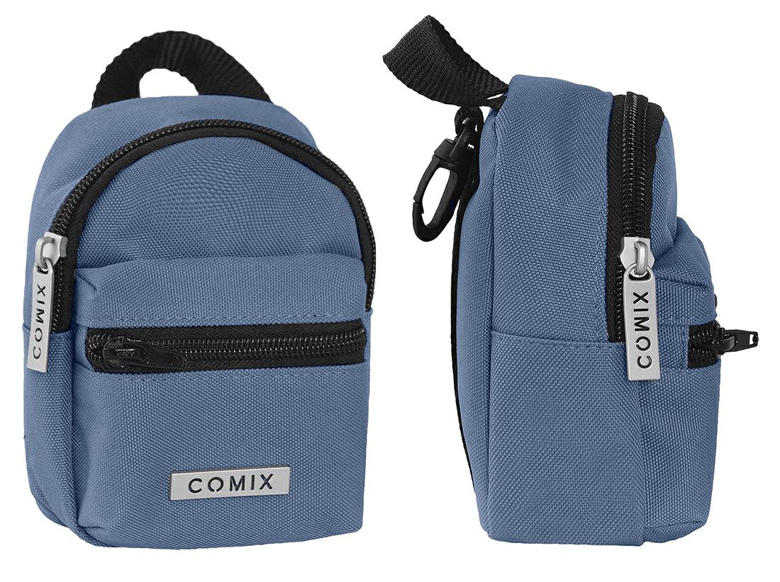 COMIX ZAINO MINI MONOCOLORE BLUE DUSTY