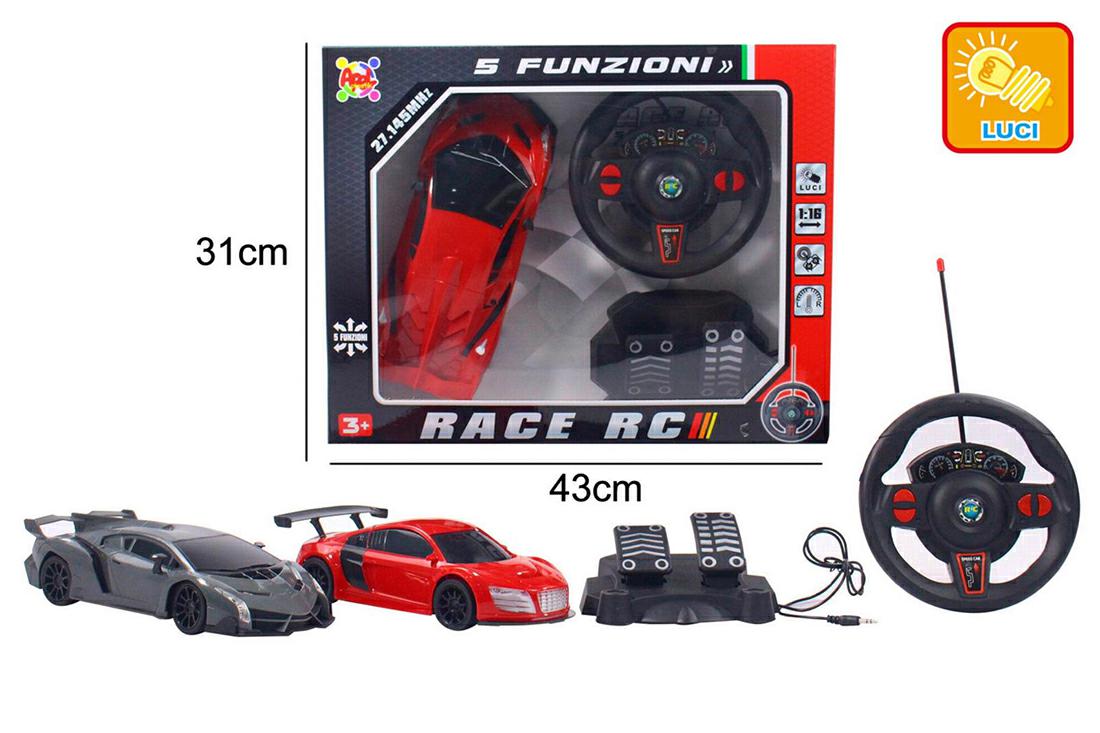 AUTO CON RADIOCOMANDO 4 FUNZIONI