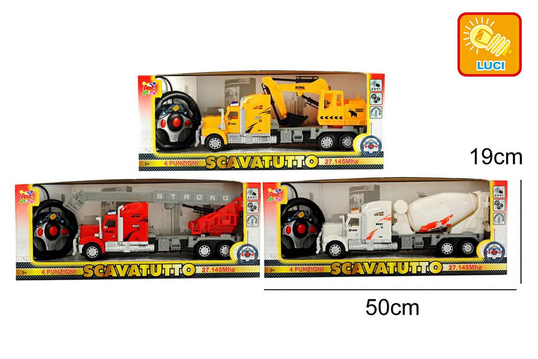 SCAVATUTTO 4 FUNZIONI RADIOCOMANDO C/LUCI