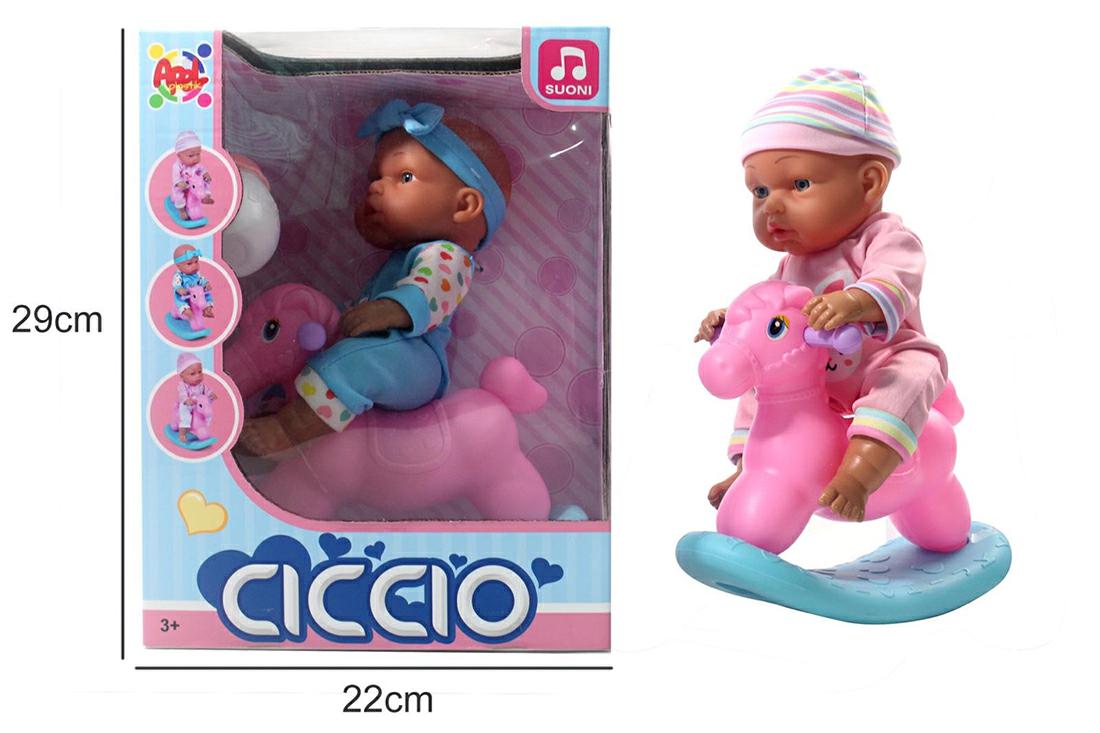 BAMBOLOTTO CICCIO SU CAVALLINO CON VOCE