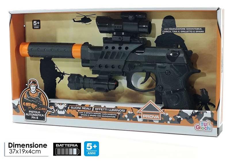PISTOLA AUTOMATICA TRY-ME LUCI