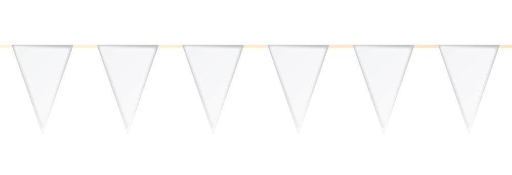BANDIERINE IN PVC 6MT BIANCHE