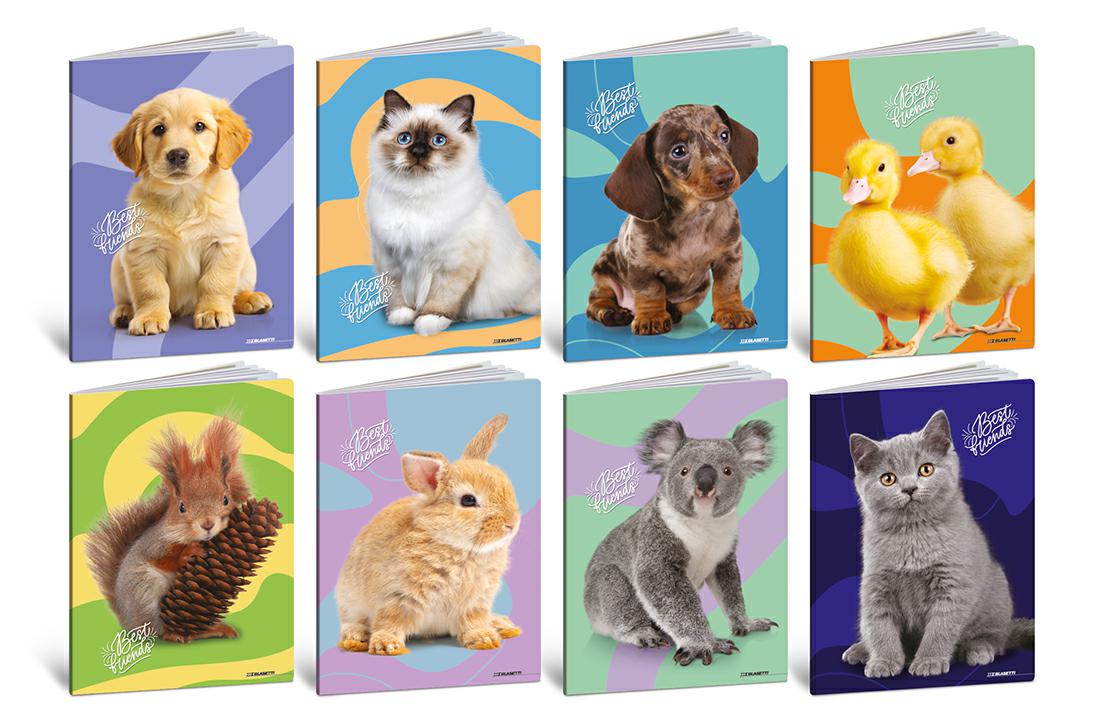 MAXI QUADERNI A4 20FF+1 GR.80 UV BEST FRIEND CF10 PEZZI RIG.10MM