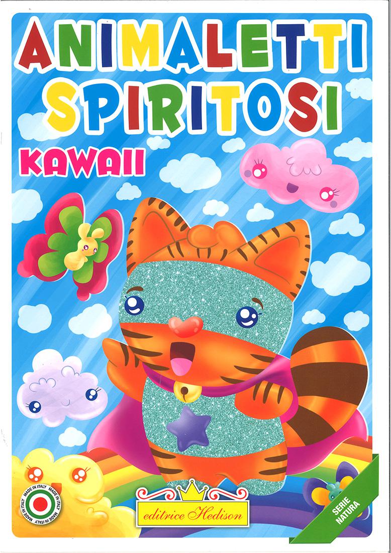 ALBUM DA COLORARE NATURA ANIMALETTI SPIRITOSI