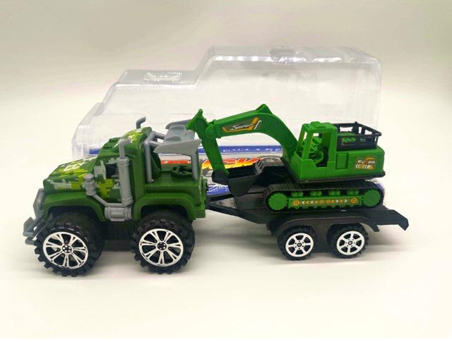 CAMION MILITARE A FRIZIONE CON SCAVATORE (36X16)