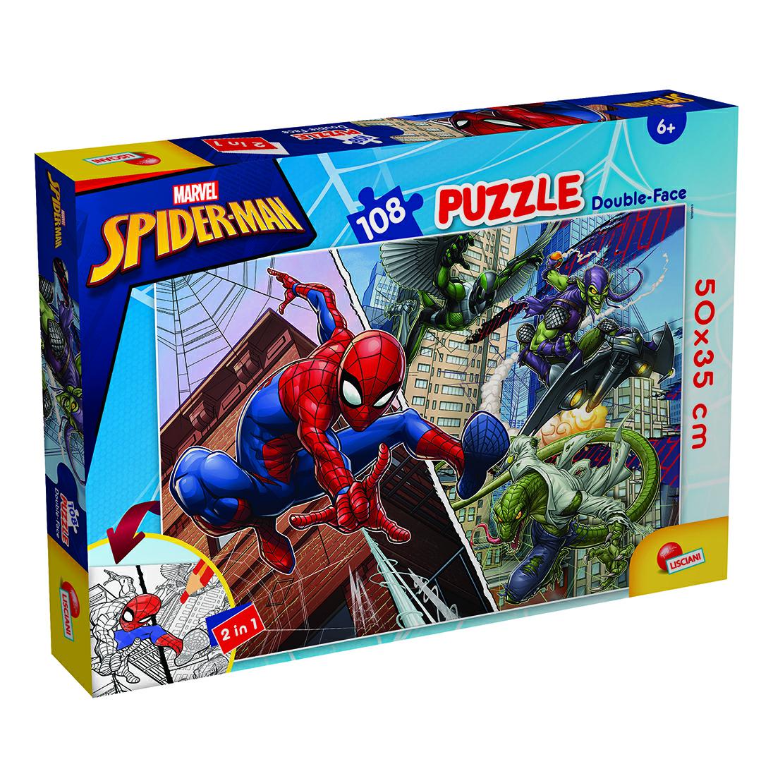 PUZZLE LISCIANI DF PLUS 108 SPIDERMAN