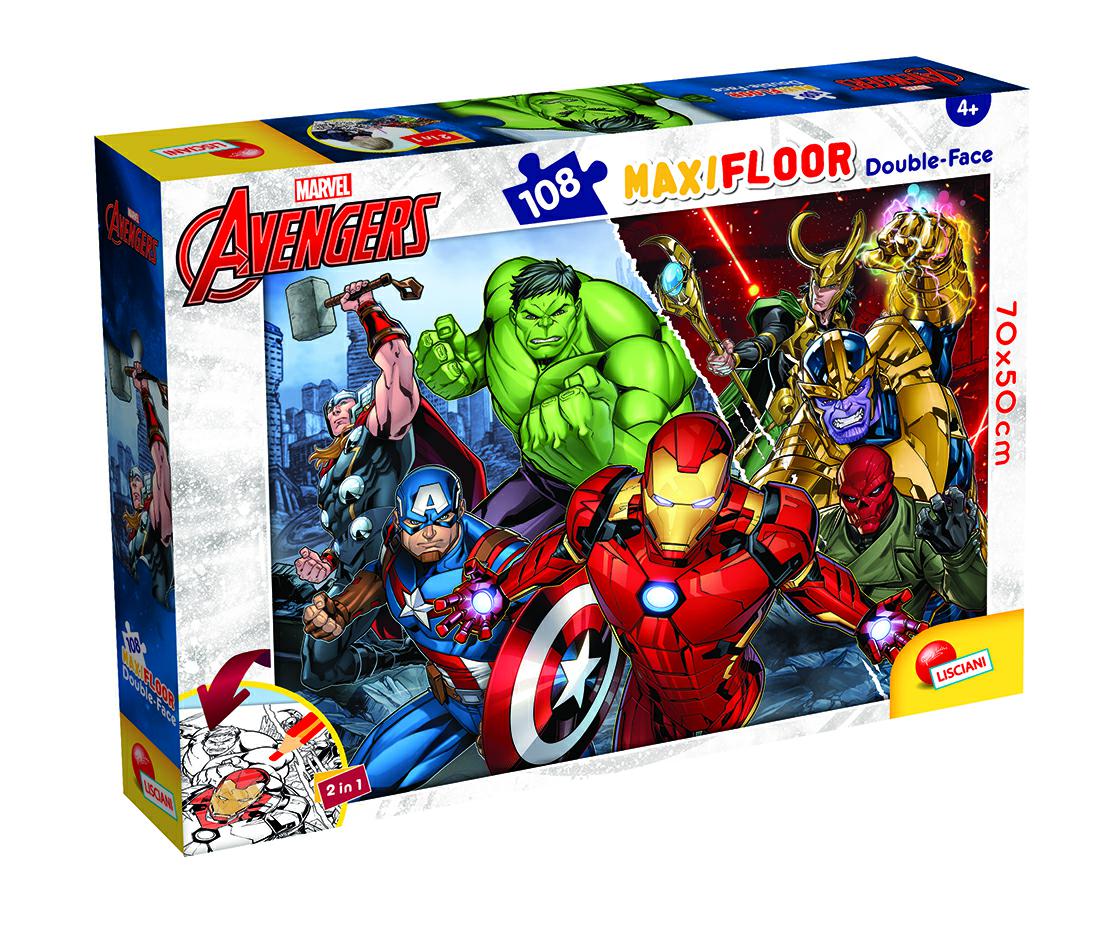 PUZZLE LISCIANI DF MAXI FLOOR 108 AVENGERS