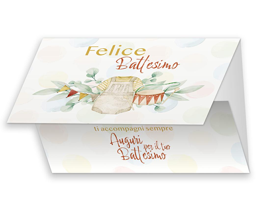 BIGLIETTINI BATTESIMO 11,5X16 PORTASOLDI -LINEA MILLEFORME