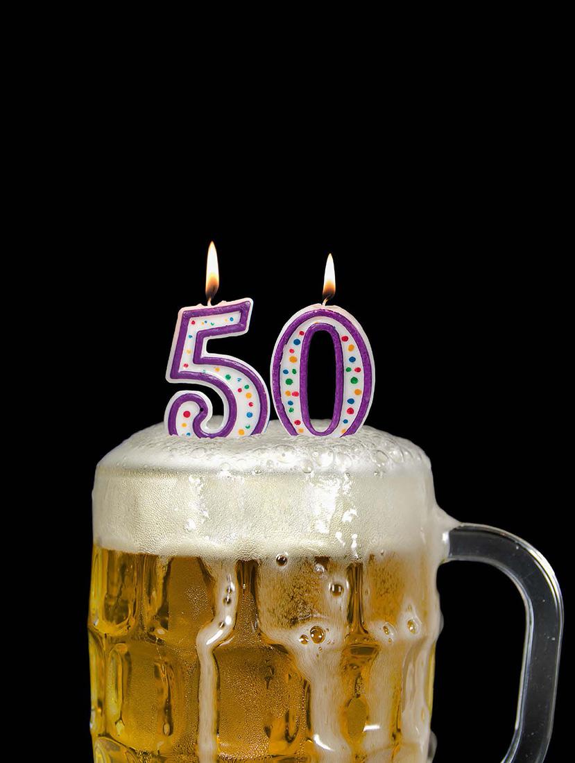 BIGLIETTINI 50 ANNI 11,5X16 -LINEA MILLEFORME