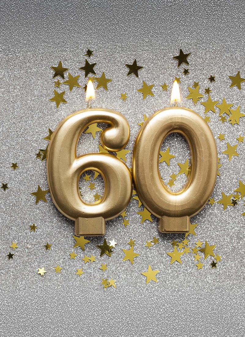 BIGLIETTINI 60 ANNI 11,5X16-LINEA MILLEFORME