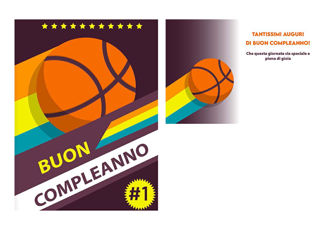BIGLIETTINI COMPLEANNO 11,5X16-SPORT-LINEA MILLEFORME