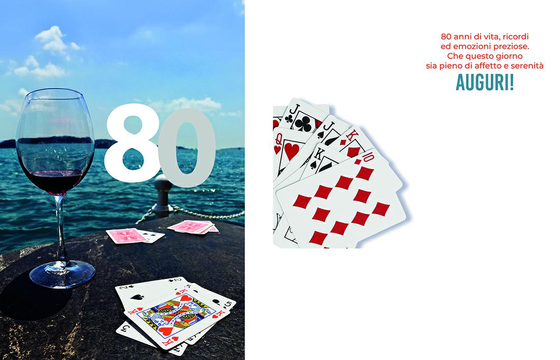 BIGLIETTINI z.80 ANNI mini 8x13-LINEA MILLEFORME