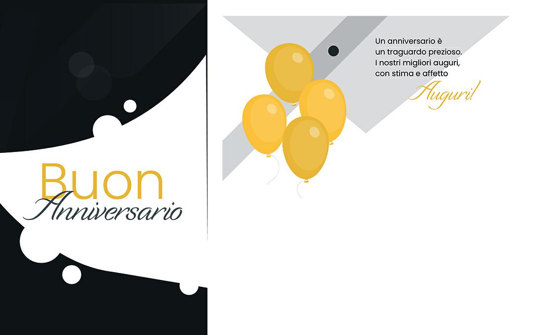 BIGLIETTINI z.ANNIVERSARIO mini 8x13-LINEA MILLEFORME