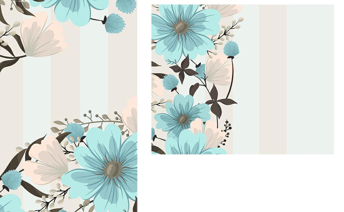 BIGLIETTINI z.GENERICO FIORI mini 8x13-LINEA MILLEFORME