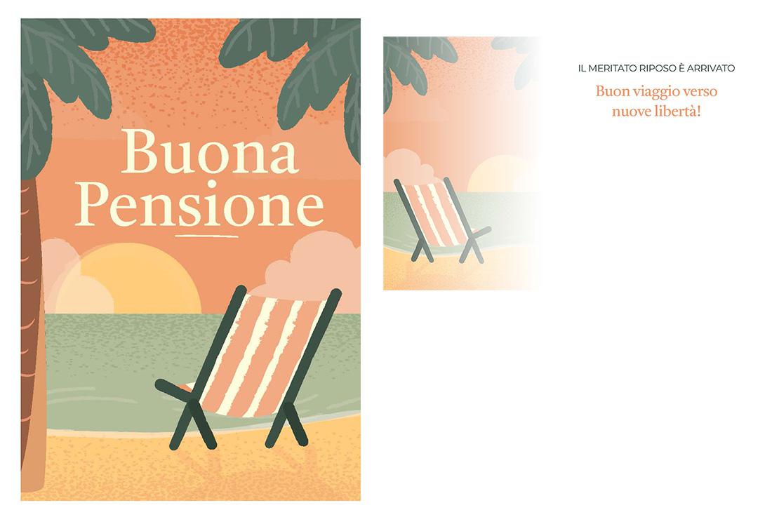 BIGLIETTINI PENSIONE 11,5X16-LINEA MILLEFORME