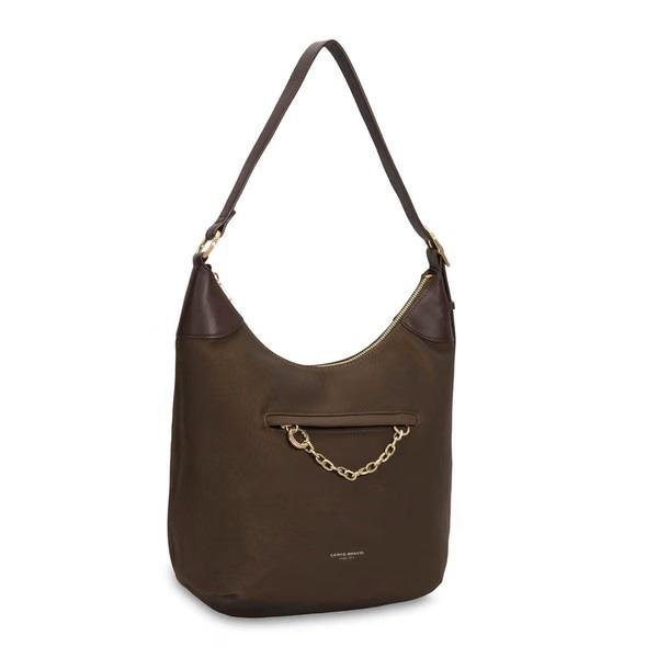 CAMPO MARZIO CORONET HOBO BAG BROWN*