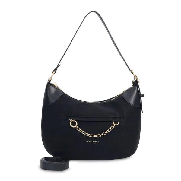 CAMPO MARZIO STAR SHOULDER BAG BLACK*