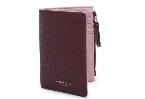 CAMPO MARZIO JANELLE WALLET BURGUNDY-PINK*