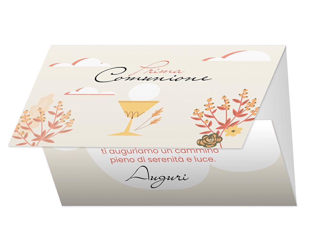 BIGLIETTINI COMUNIONE 11,5X16 PORTASOLDI -LINEA MILLEFORME