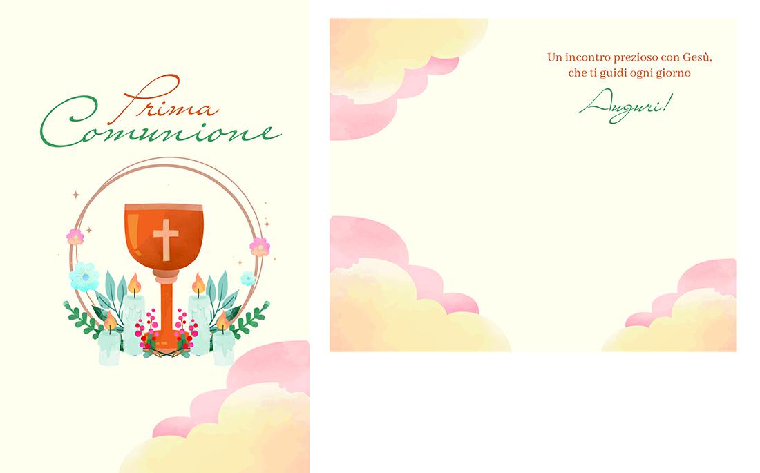 BIGLIETTINI z.COMUNIONE mini 8x13-LINEA MILLEFORME