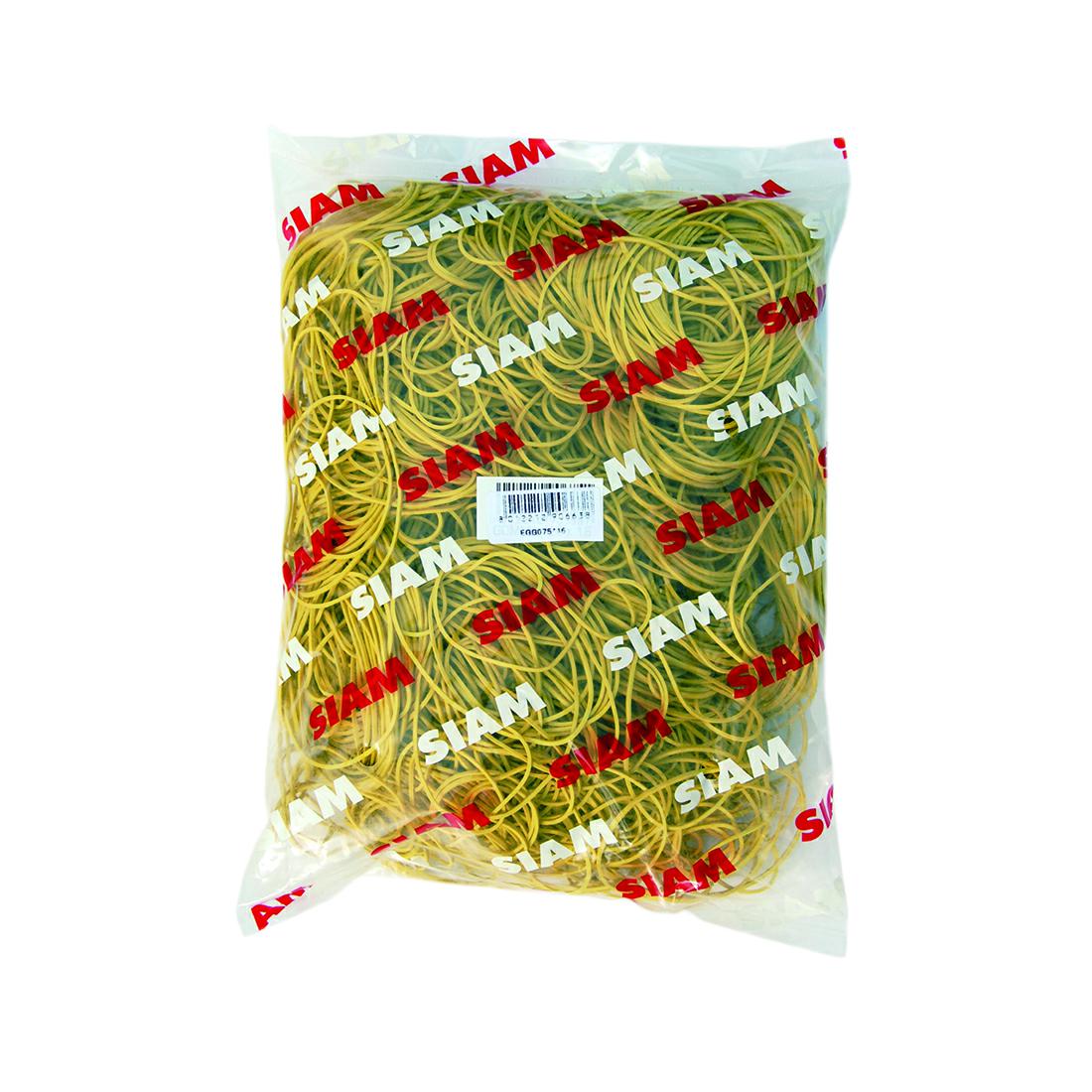 ELASTICI GIALLI diam.120mm taglio 1,6mm sacchetto da 1KG
