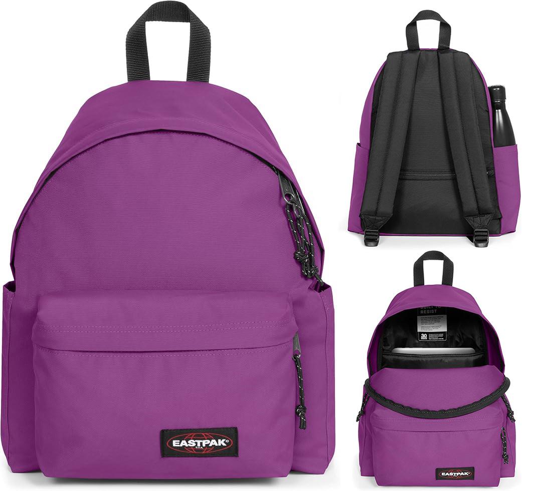 EASTPAK-ZAINO DAY PAK`R PORTABOTTIGLIE E TASCA LAPTOP FIG PURPLE