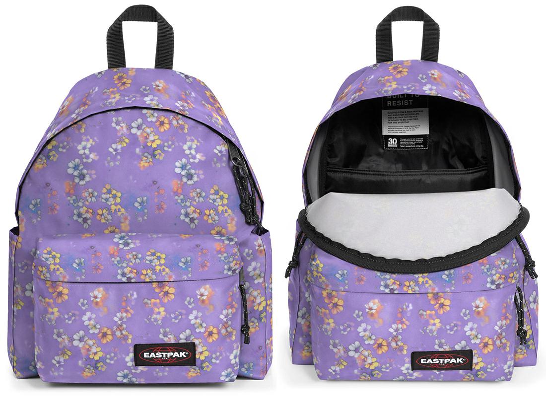 EASTPAK-ZAINO DAY PAK`R PORTABOTTIGLIE E TASCA LAPTOP FIG LILAC