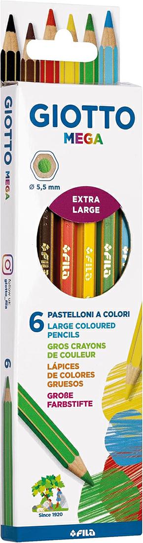 COLORI GIOTTO MEGA X 6