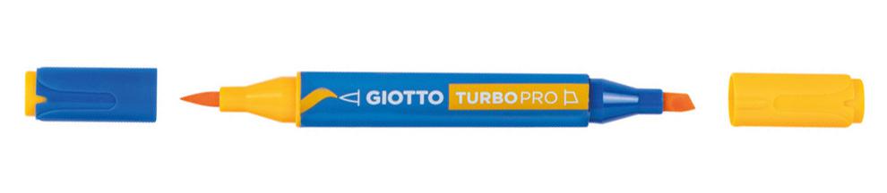 PENNARELLO GIOTTO TURBO PRO DOPPIA PUNTA GIALLO SCURO