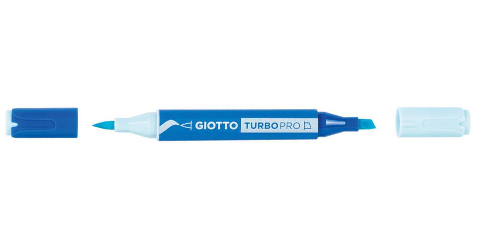 PENNARELLO GIOTTO TURBO PRO DOPPIA PUNTA CELESTE