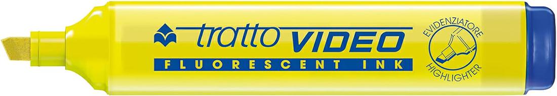 EVIDENZIATORI TRATTO VIDEO GIALLI