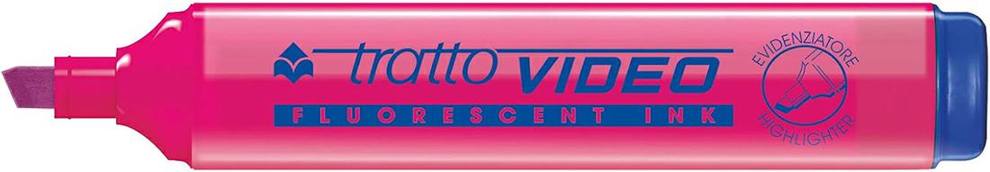 EVIDENZIATORI TRATTO VIDEO FUCSIA