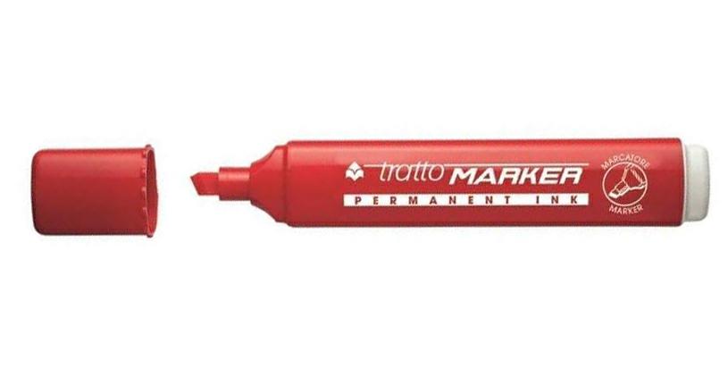 PENNARELLI TRATTO MARKER P.SCALPELLO ROSSO