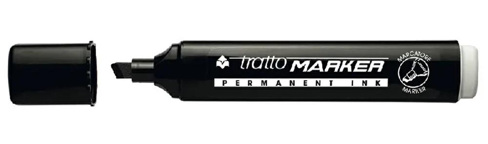 PENNARELLI TRATTO MARKER P.SCALPELLO NERO