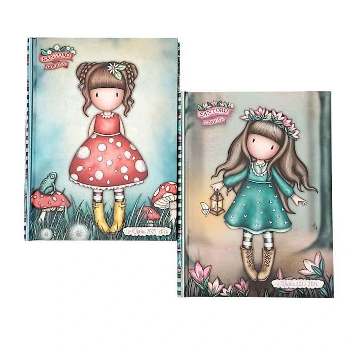DIARIO GORJUSS 14,2X19,3CM IMBOTTITO DATATO IN THE FOREST