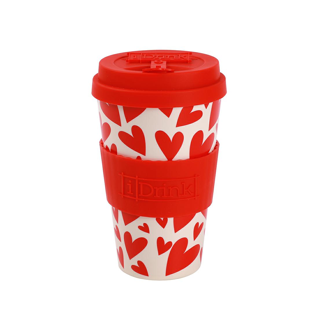 iTOTAL -TAZZA IN RPET 435 ML FOLLOW YOUR HEART