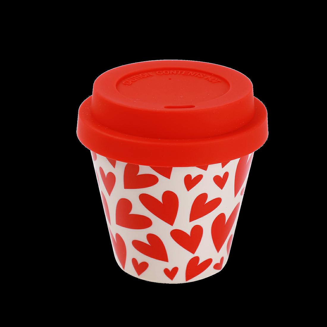 iTOTAL -MINI TAZZA IN RPET 90 ML FOLLOW YOUR HEART