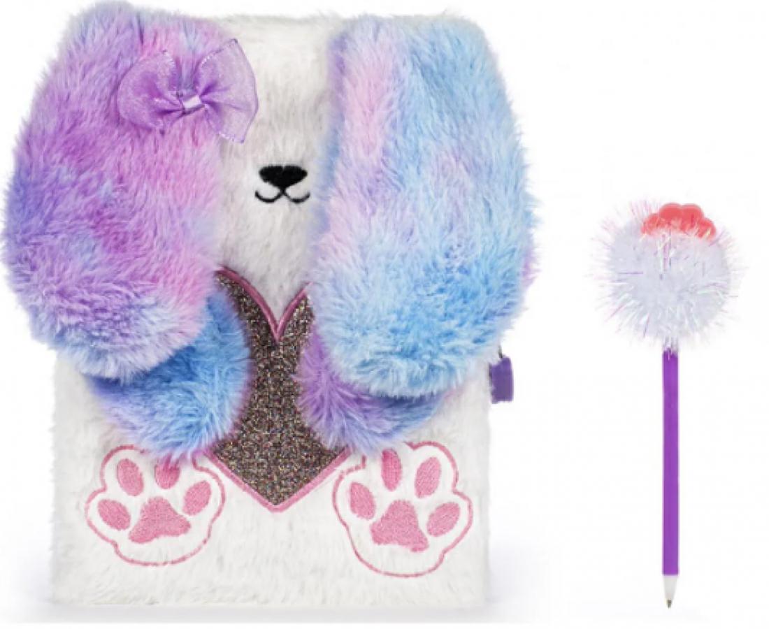 DIARIO SEGRETO C/LUCCHETTO PELUCHE CONIGLIO
