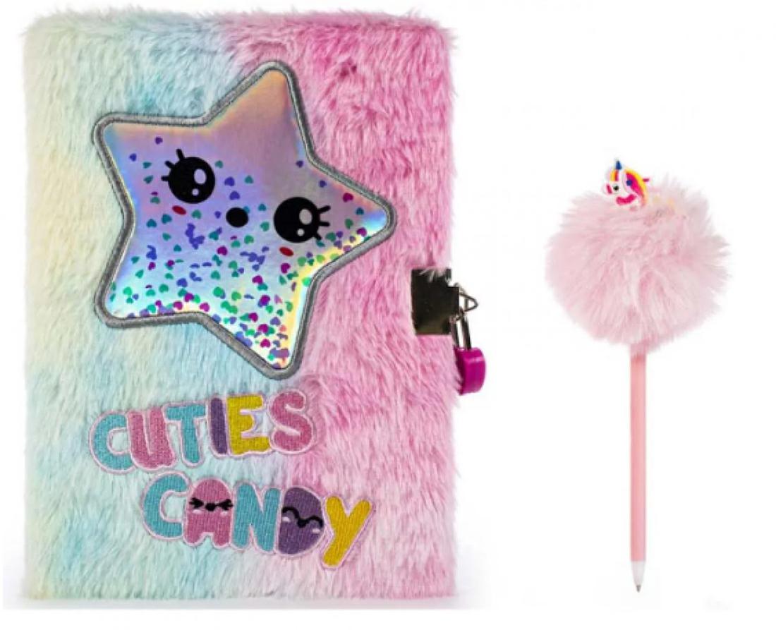 DIARIO SEGRETO C/LUCCHETTO+PENNA PELUCHE STELLA