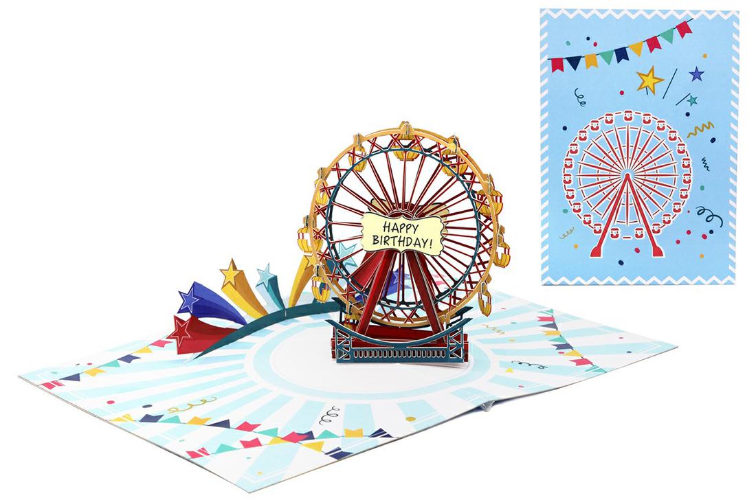 BIGLIETTINI ORIGAMI HB FERRIS WHEEL