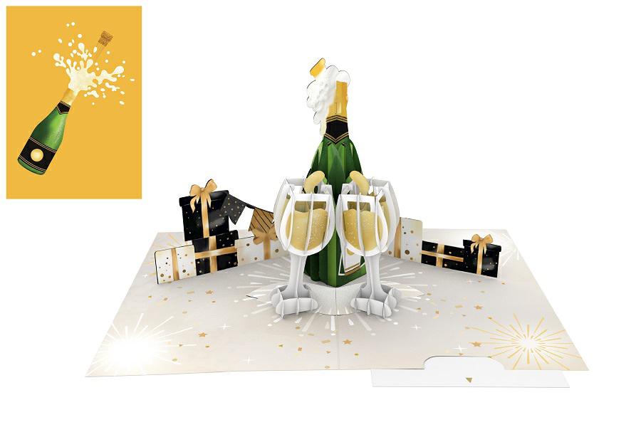 BIGLIETTINI ORIGAMI PROSECCO
