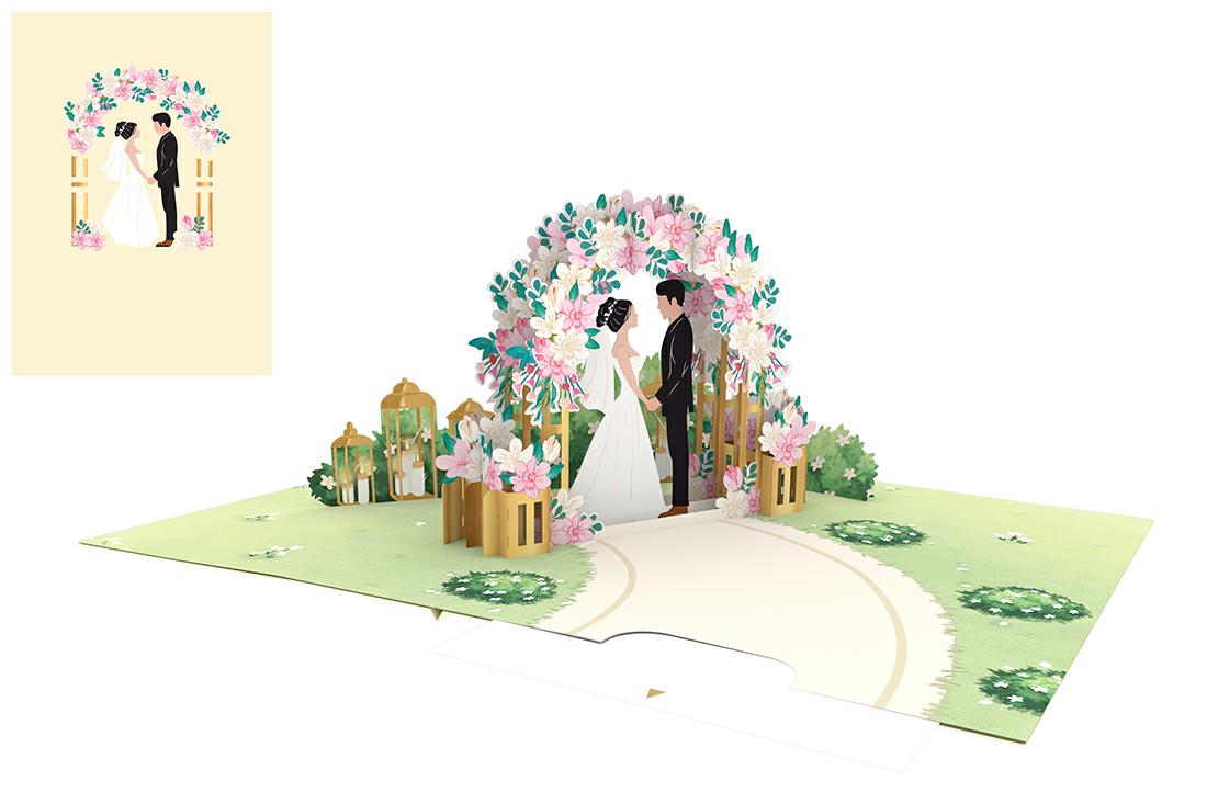 BIGLIETTINI ORIGAMI WEDDING ARCH
