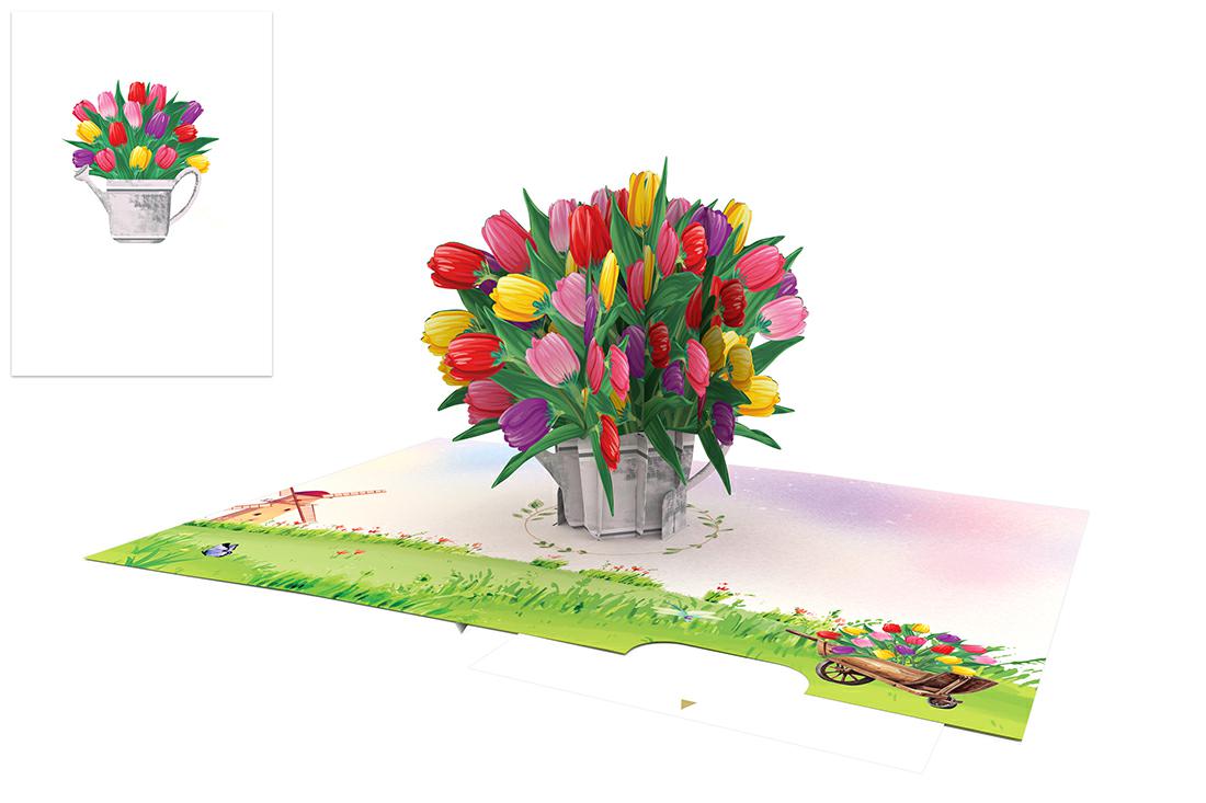 BIGLIETTINI ORIGAMI TULIPS
