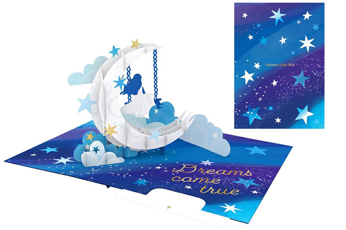 BIGLIETTINI ORIGAMI DREAMS COME TRUE